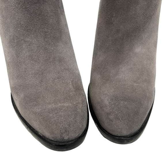 Sorel After Hours Gray Suede Wedge Heel Casual Ankle Boots Women’s 6.5 - Picture 6 of 15